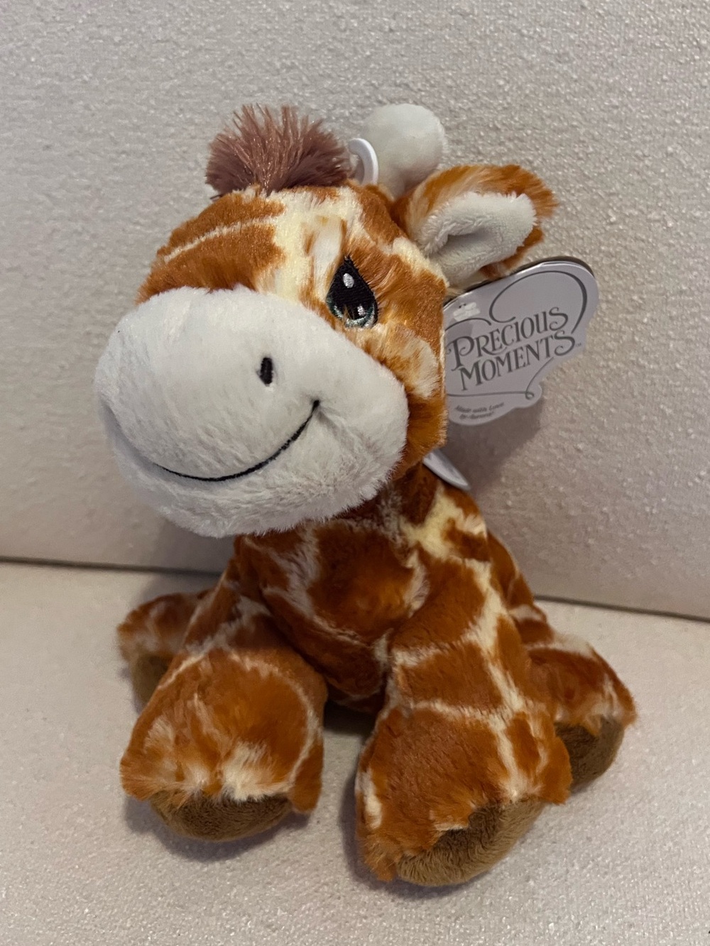 NWT Precious Moments Plush Giraffe in Brown and White